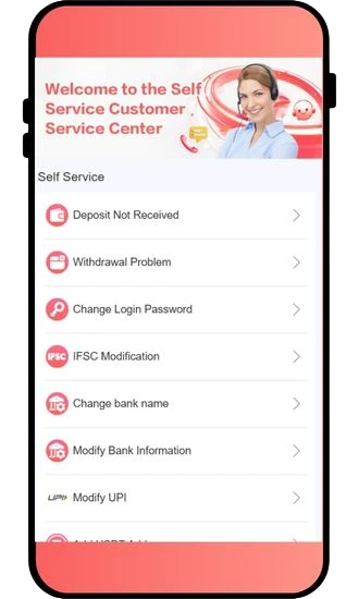 select the issue you are facing